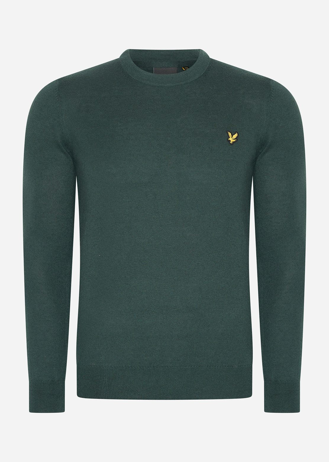 Lyle & Scott Truien  Cotton merino crew neck jumper - argyle teal 