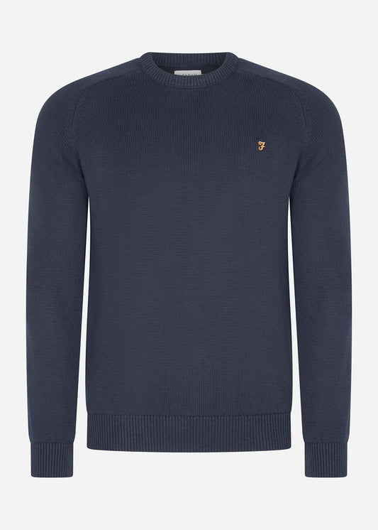 Farah Truien  Sweater kingsbury crew sweat - true navy 