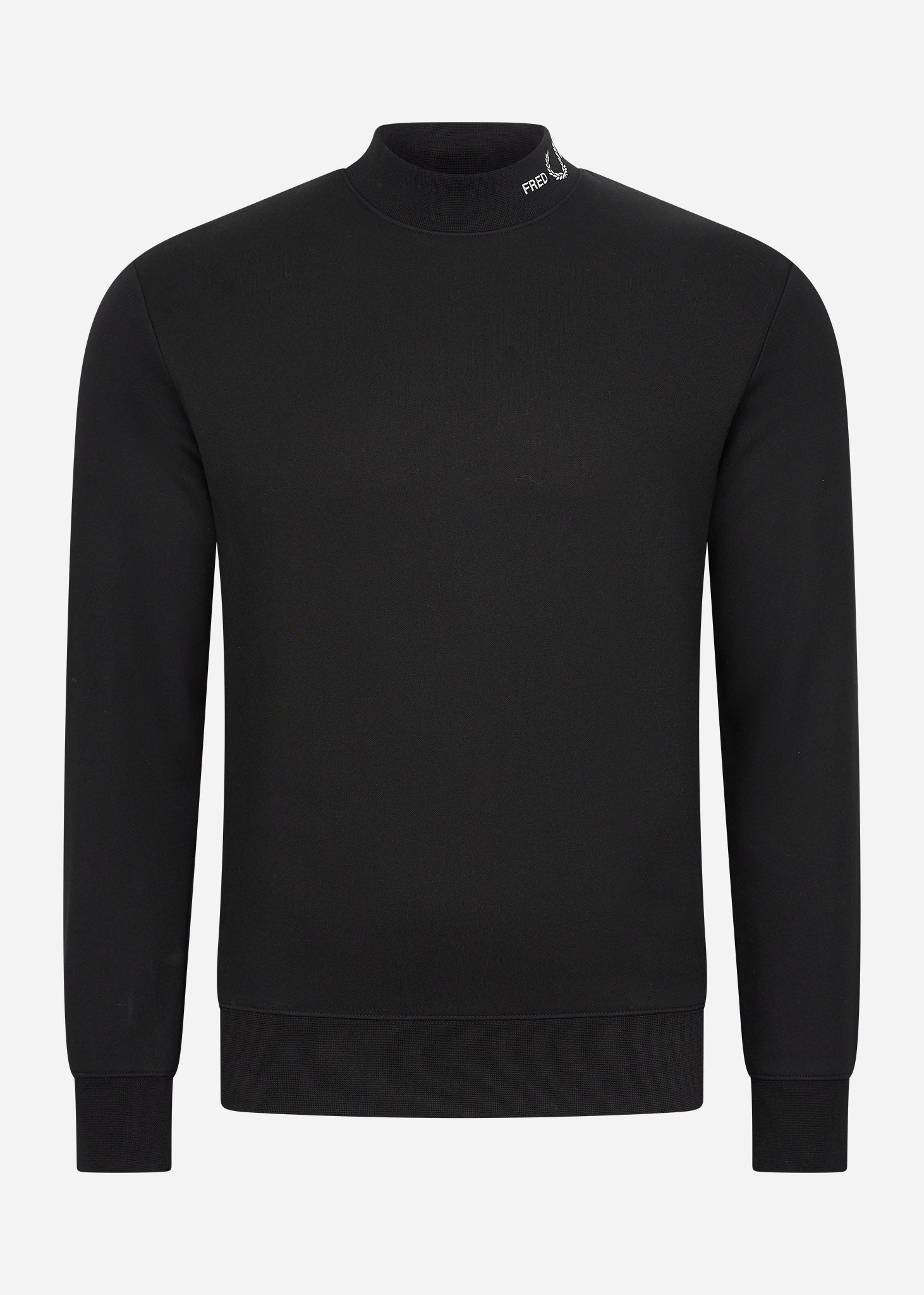 Fred Perry Truien  Branded collar sweatshirt - black 