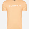 MA.Strum T-shirts  Chest print tee - peach 