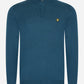 Lyle & Scott Truien  Cotton merino quarter zip jumper - apres navy 