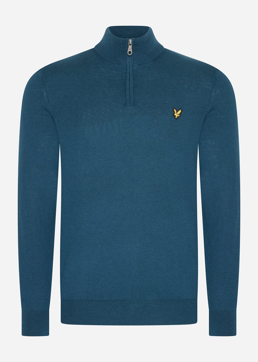 Lyle & Scott Truien  Cotton merino quarter zip jumper - apres navy 