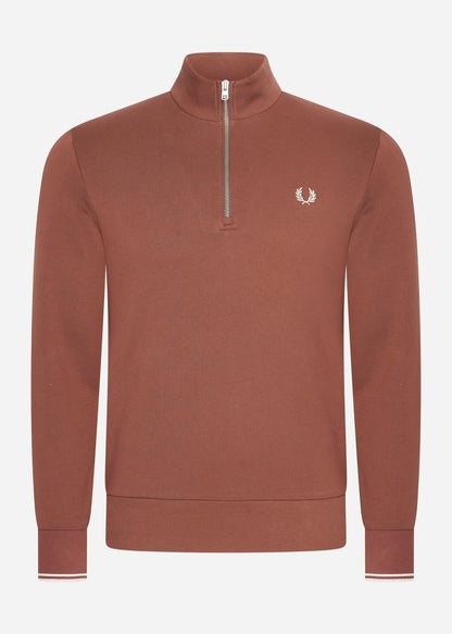 Fred Perry Truien 3 Pack half zip sweatshirt - navy - whisky brown porridge marl - steel marl