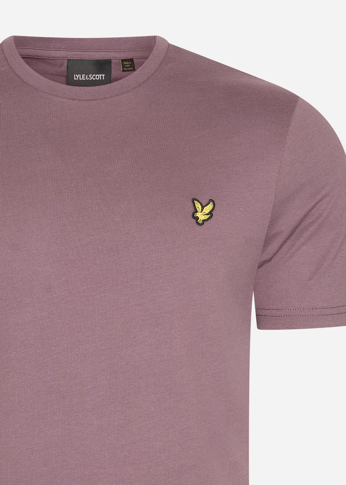 Lyle & Scott T-shirts 3 pack plain t-shirt - jet black - white - highland mauve