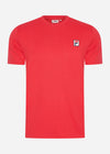 Fila T-shirts  Ledge tee - true red 