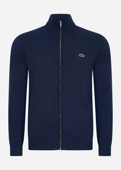 Lacoste Vesten  A Zip through sweater - navy blue 