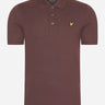 Lyle & Scott Polo's  Plain polo shirt - deep mahogany 