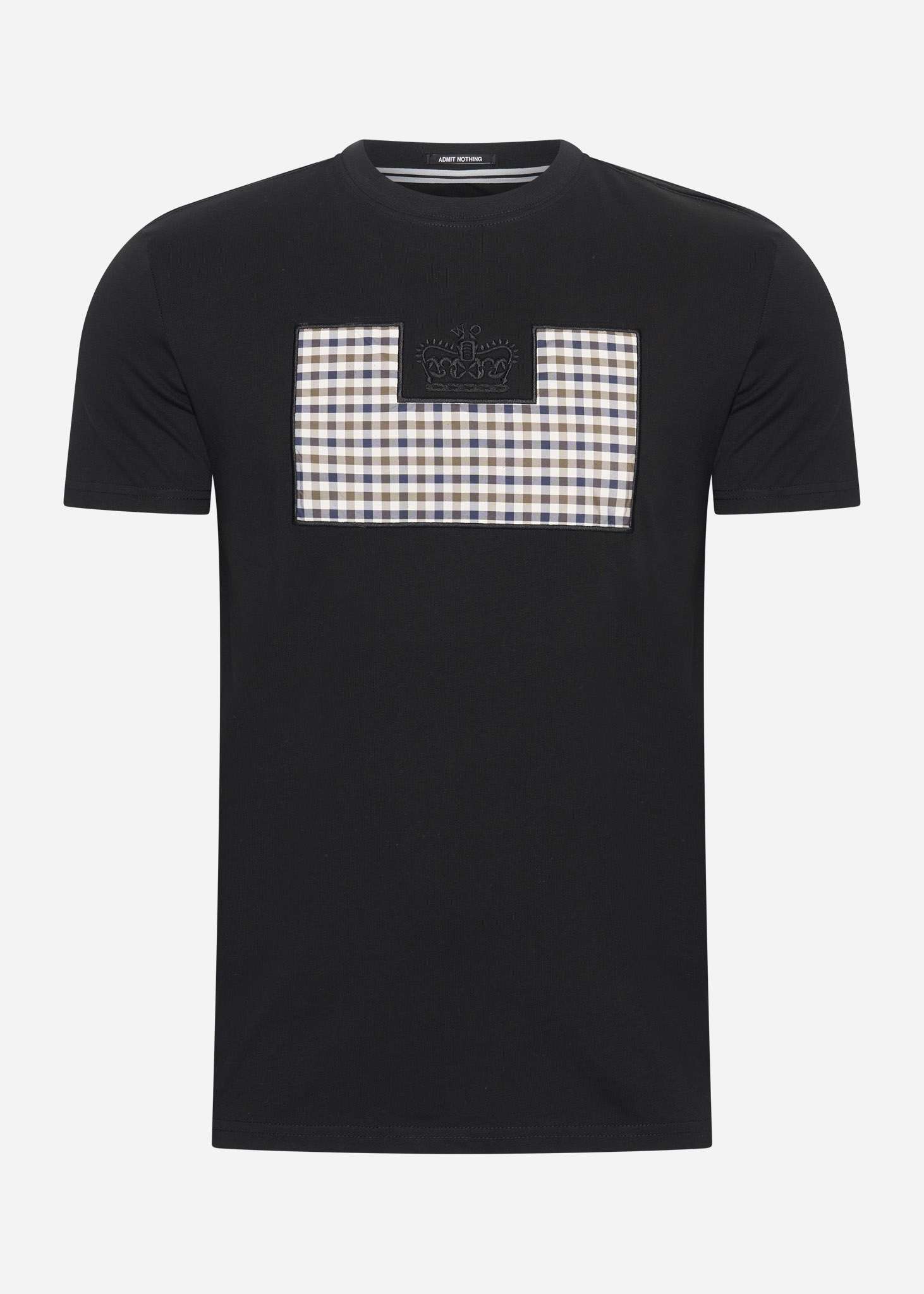 Weekend Offender T-shirts  Zapico - black mid house check 