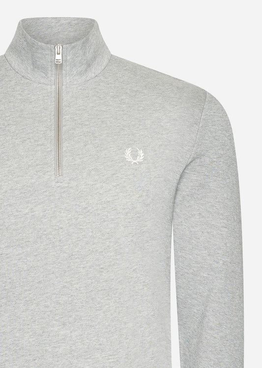 Fred Perry Truien  Half zip sweatshirt - steel marl 