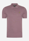 Lyle & Scott Polo's  Plain polo shirt - highland mauve 