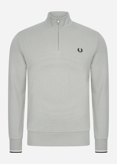 Fred Perry Truien  Half zip sweatshirt - limestone 