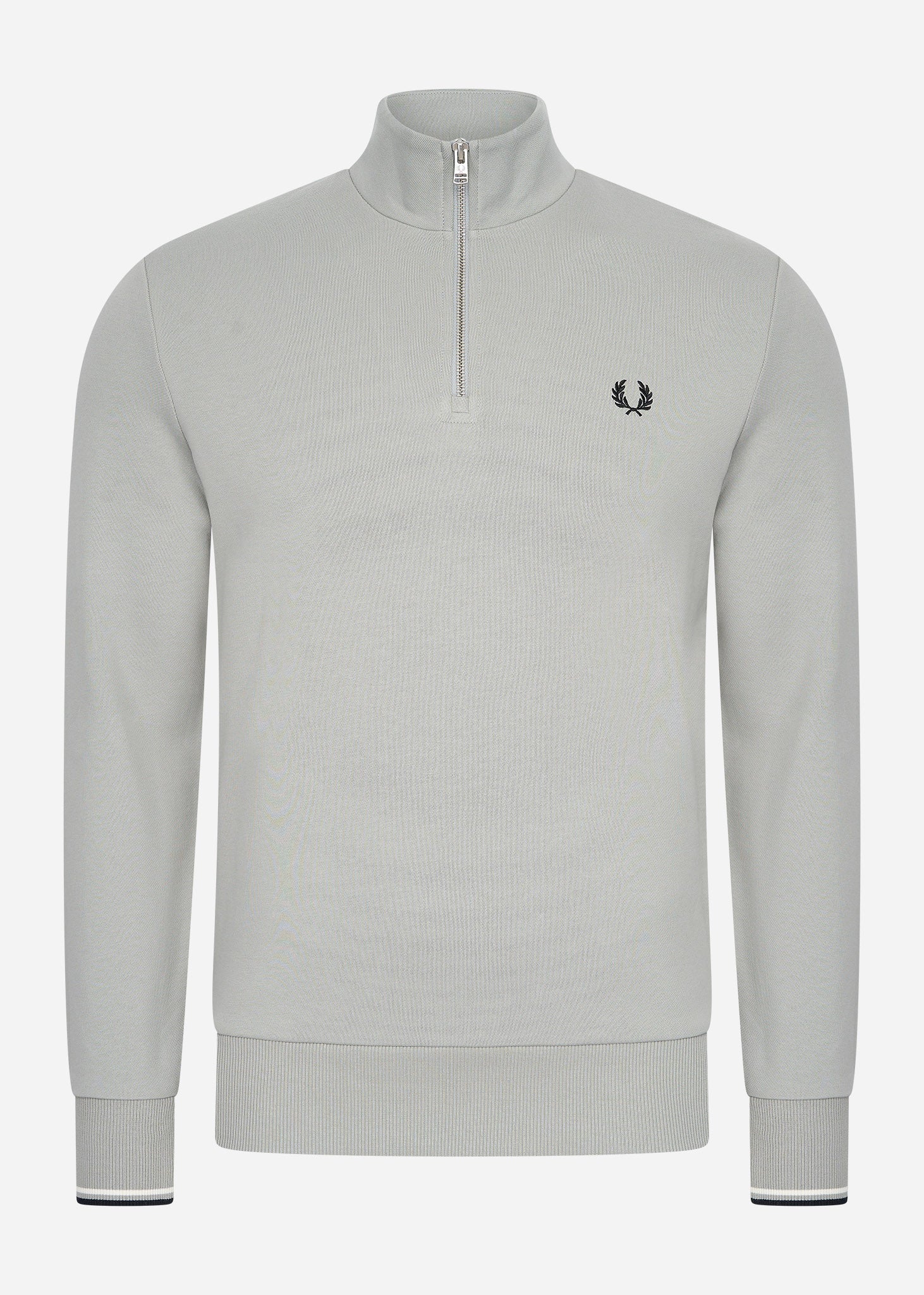 Fred Perry Truien  Half zip sweatshirt - limestone 