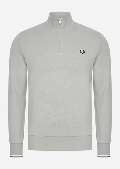 Fred Perry Truien  Half zip sweatshirt - limestone 