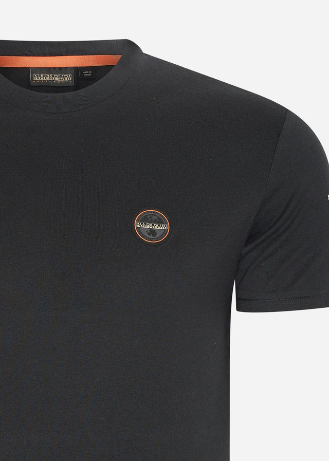 Napapijri T-Shirts  Badge t-shirt - black 
