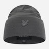 Lyle & Scott Mutsen  Tonal eagle beanie - gunmetal