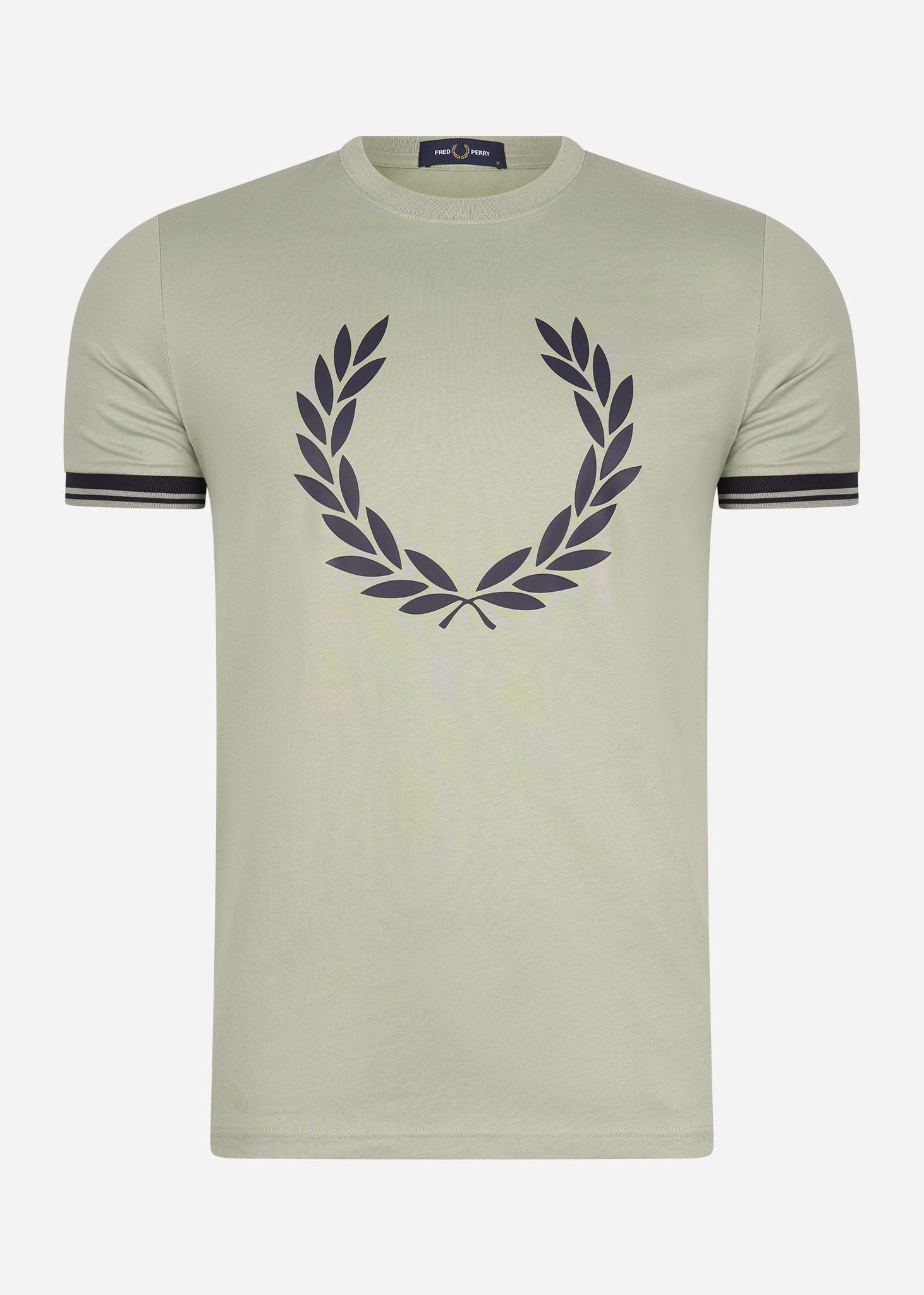 Fred Perry T-shirts  Printed Laurel wreath t-shirt - seagrass 