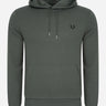 Fred Perry Hoodies  Tipped hooded sweatshirt - field green 