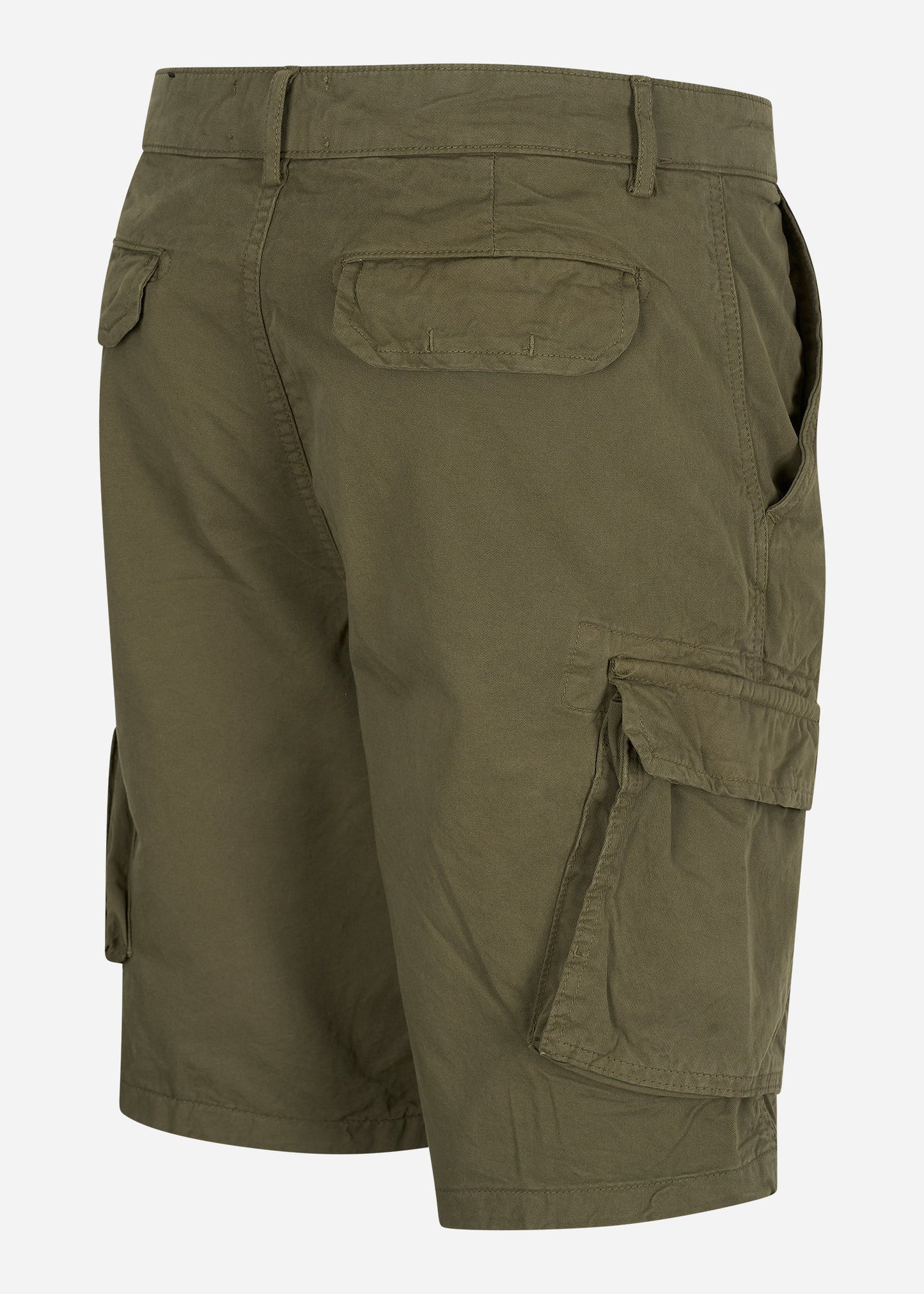 Lyle & Scott Korte Broeken  Wembley cargo short - olive 