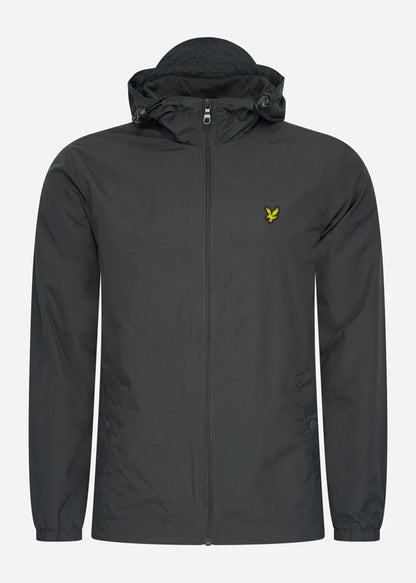 Lyle & Scott Jassen  Zip through hooded jacket - gunmetal 