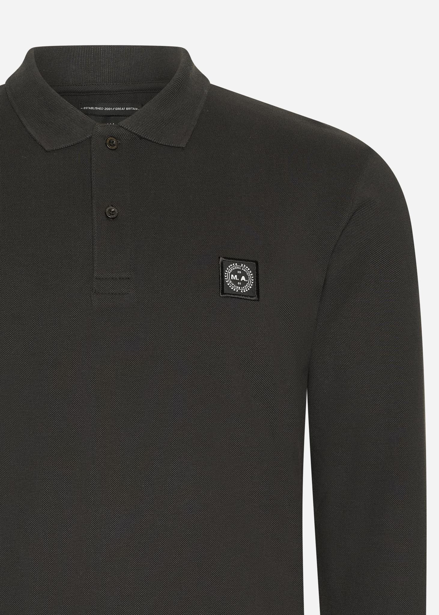 Marshall Artist Longsleeve Polo's  Siren ls polo - black 