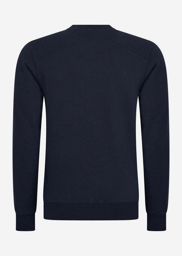 MA.Strum Pullover  Chest print crew sweat - ink navy 