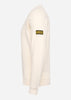 Barbour International Truien  Racer badge sweat - whisper white 