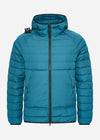 MA.Strum Jassen  Hooded down jacket - storm blue 