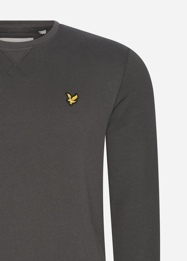 Lyle & Scott Truien Bundle crew neck sweatshirt - jet black - gunmetal