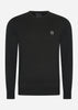 Marshall Artist Truien 2 Pack a siren knitted 1/4 zip & a siren knit crewneck - black