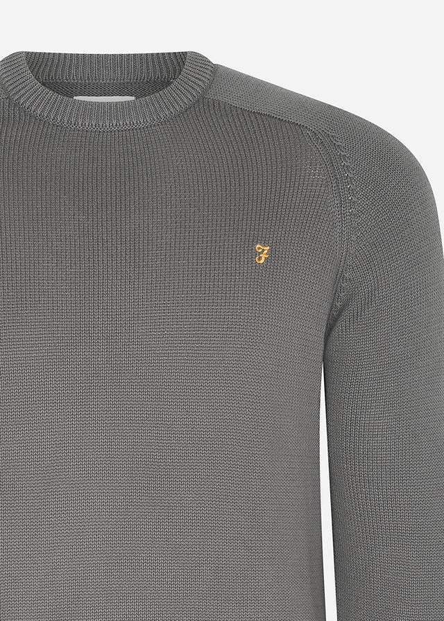 Farah Pullover  Sweater kingsbury crew sweat - charcoal 