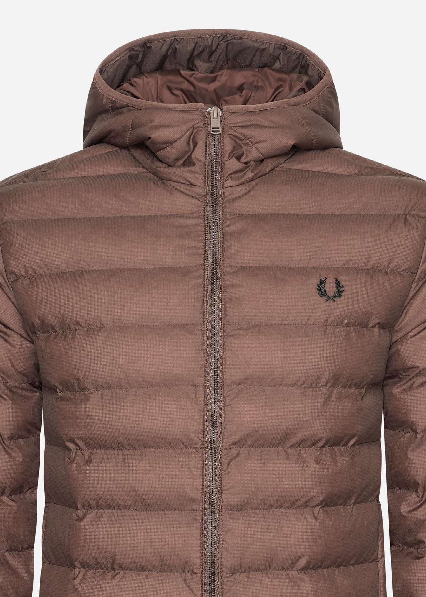 Fred Perry Jassen  Hooded insulated jacket - carrington-road-brick 