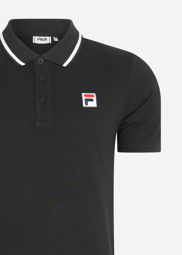 Fila Poloshirts  Leitmeritz poloshirt - black 
