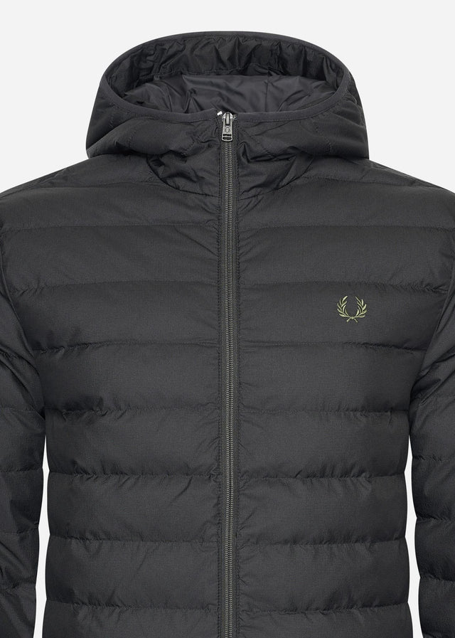 Fred Perry Jacken  Hooded insulated jacket - black 