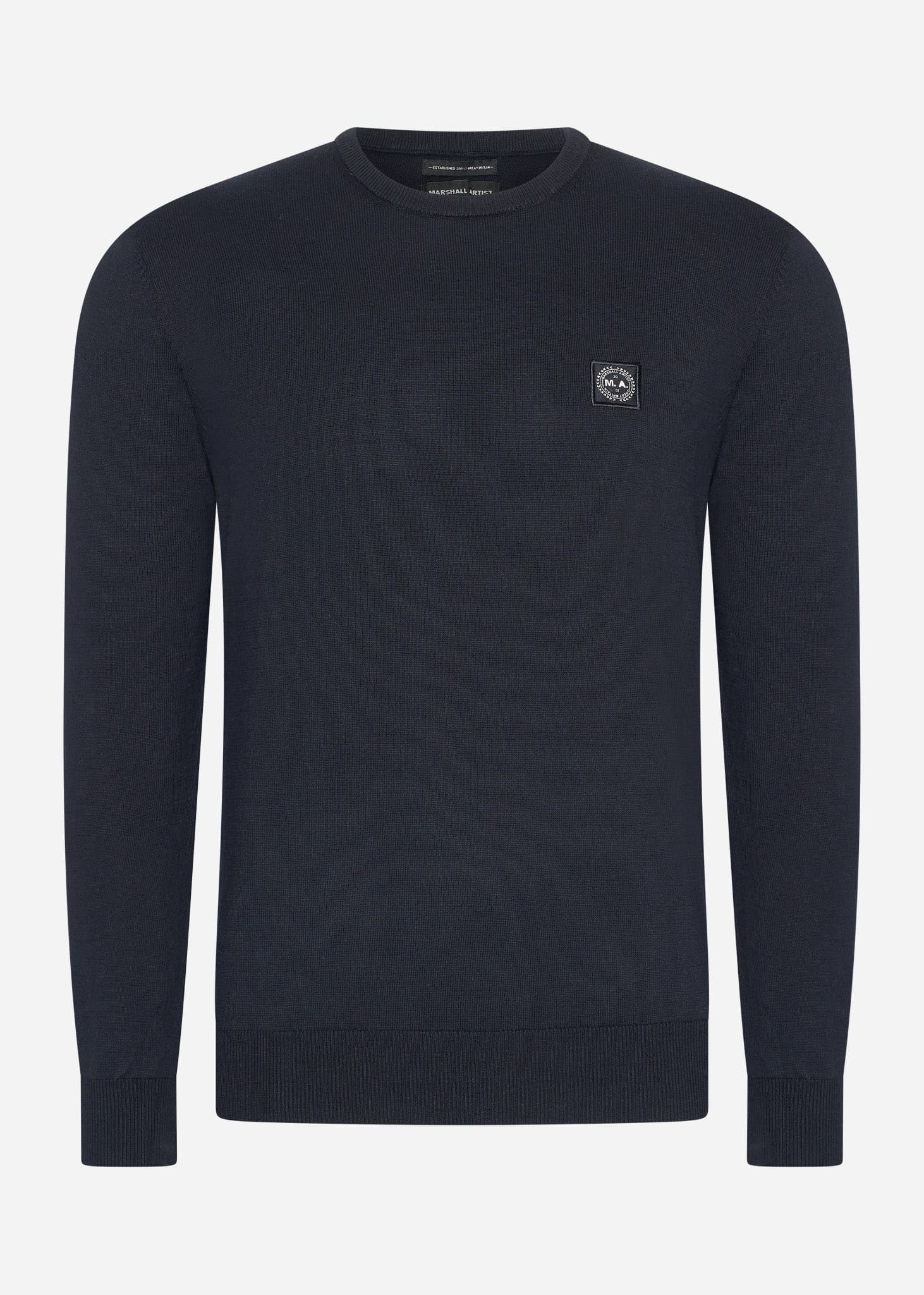 Marshall Artist Truien A Siren knit crewneck - navy