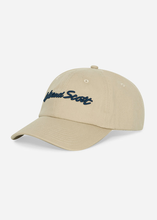 Lyle & Scott Petten  Script embroidery baseball cap - viaduct 