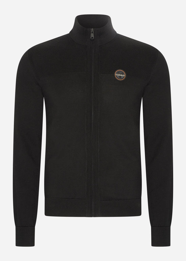Napapijri Sweatjacken  Derri full zip vest - black 