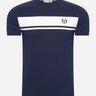 Sergio Tacchini T-shirts  Master tee - blue white 