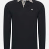 Weekend Offender Longsleeve Polo's  Walker - black mid house check 