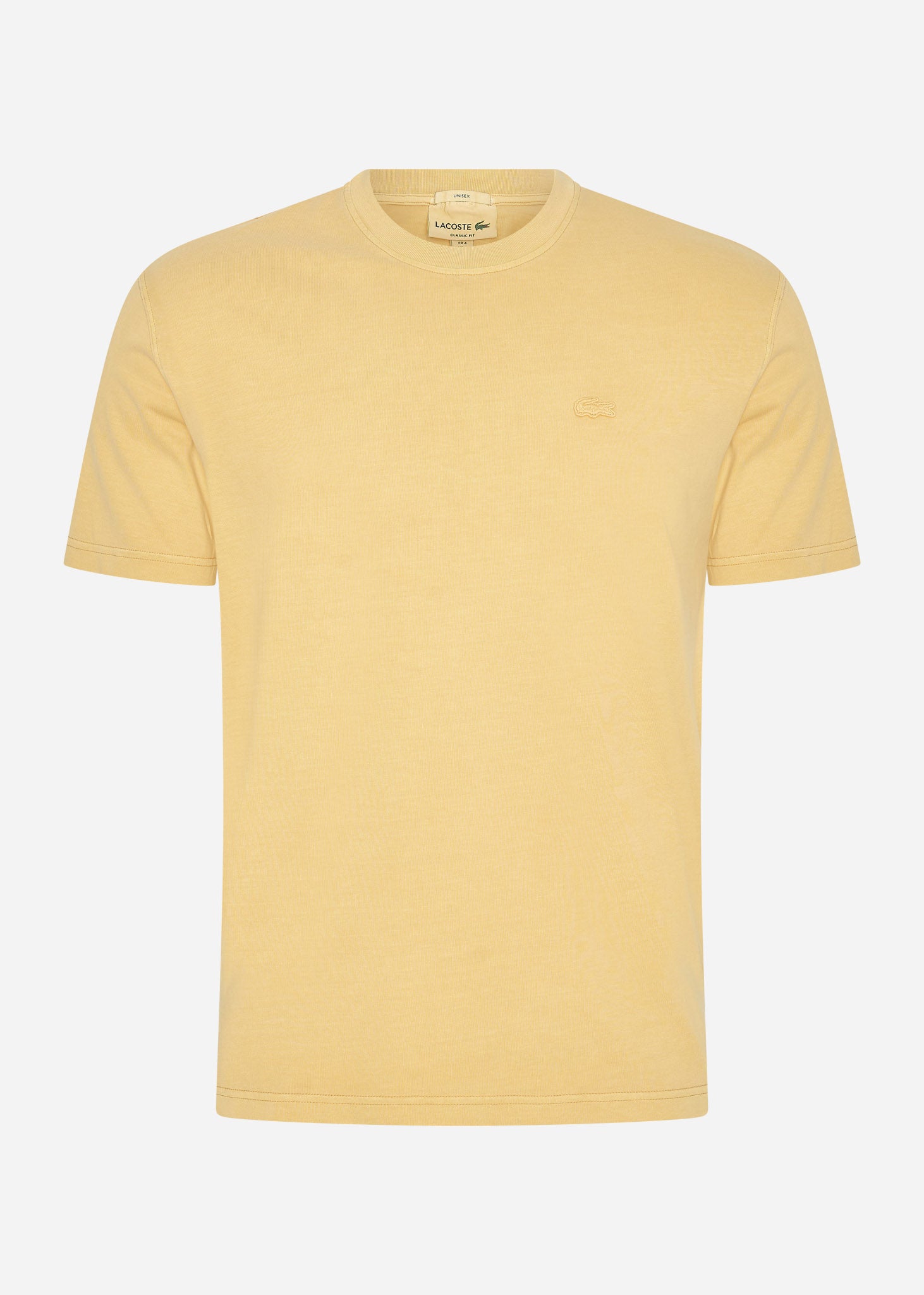 Lacoste T-shirts  Tone tee - eco golden haze 