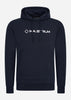 MA.Strum Hoodies  Chest print overhead hoody - ink navy 