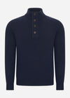 Barbour Truien  Patch half zip - navy 