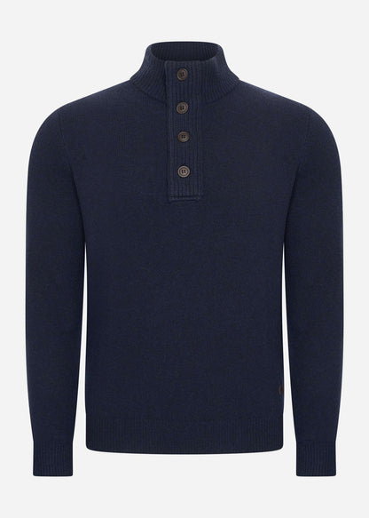 Barbour Truien  Patch half zip - navy 