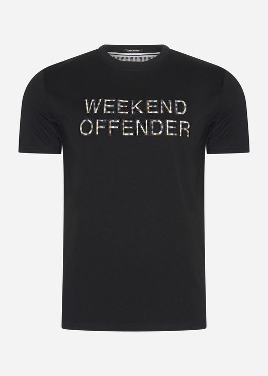 Weekend Offender T-shirts  Tornaco - black mid house check 