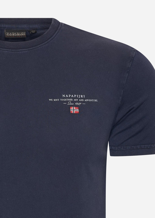 Napapijri T-Shirts  Ellbas t-shirt - blue marine 