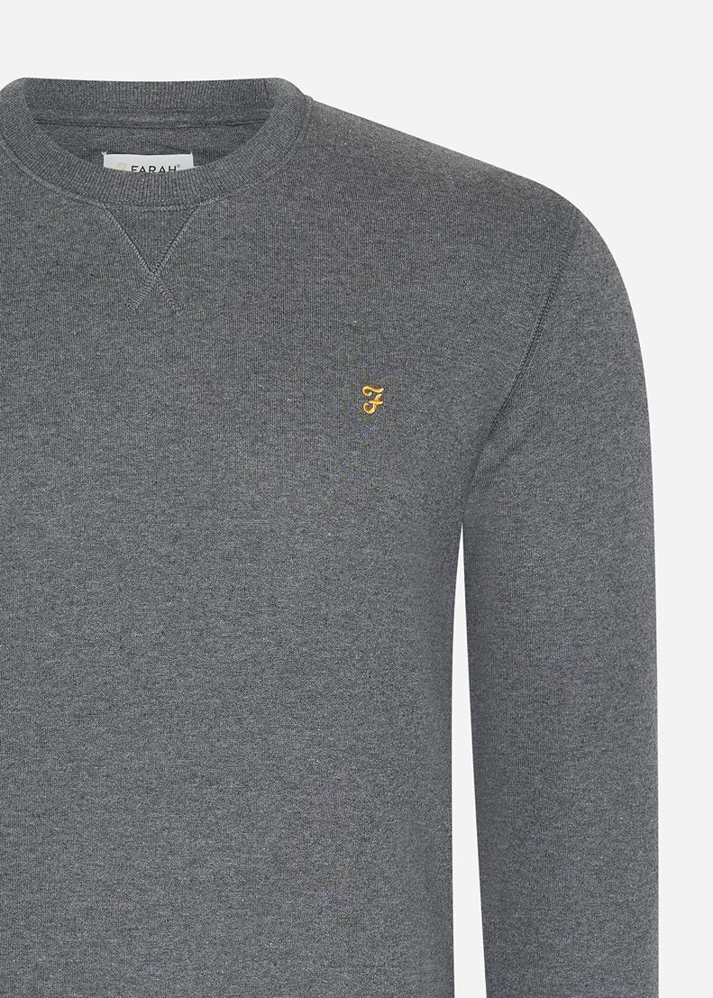 Farah Truien  Sweatshirt tim new crew - farah grey marl 