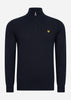 Lyle & Scott Truien  Cotton merino quarter zip jumper - dark navy 