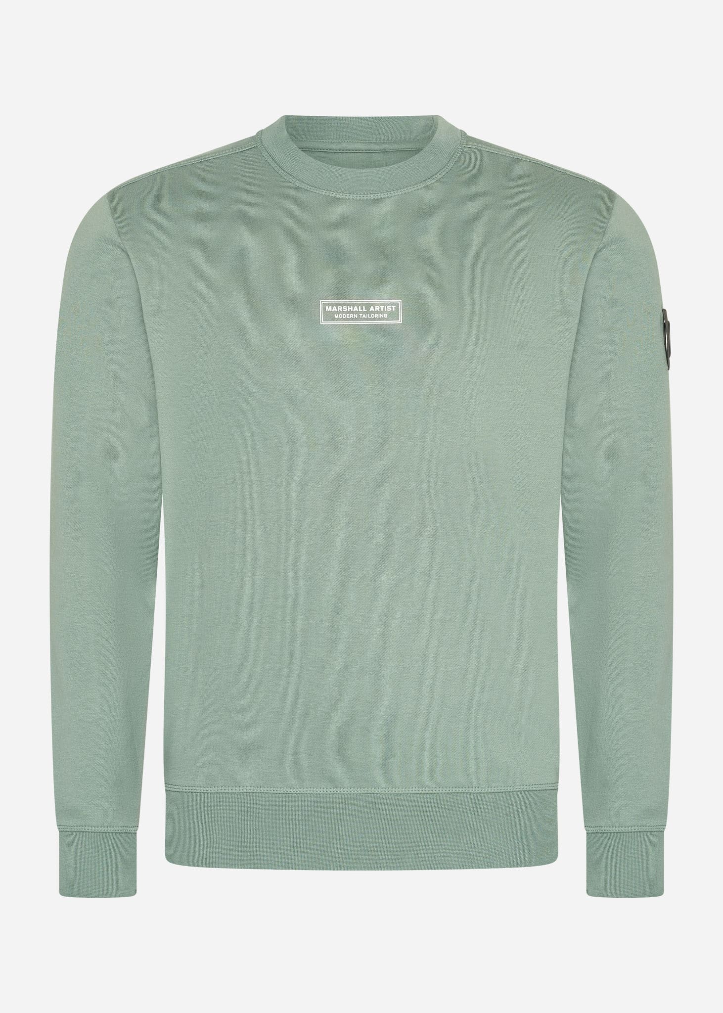 Marshall Artist Truien  Siren crewneck - atlantic green 