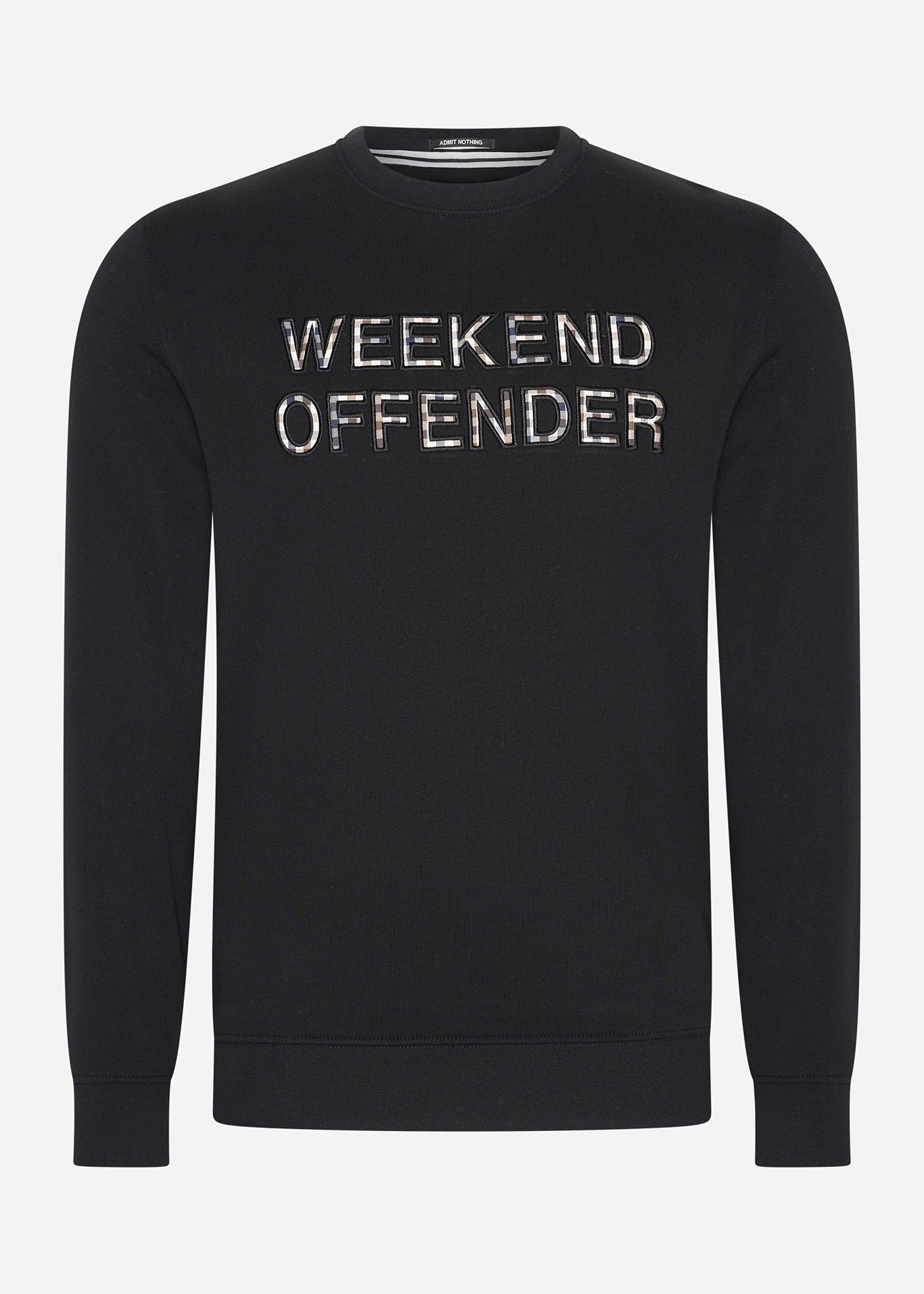 Weekend Offender Truien  Warwick - black mid house check 