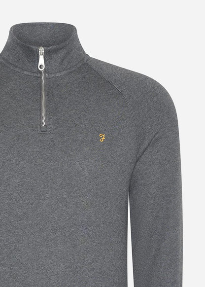 Farah Truien  Sweatshirt jim 1/4 zip - farah grey marl 