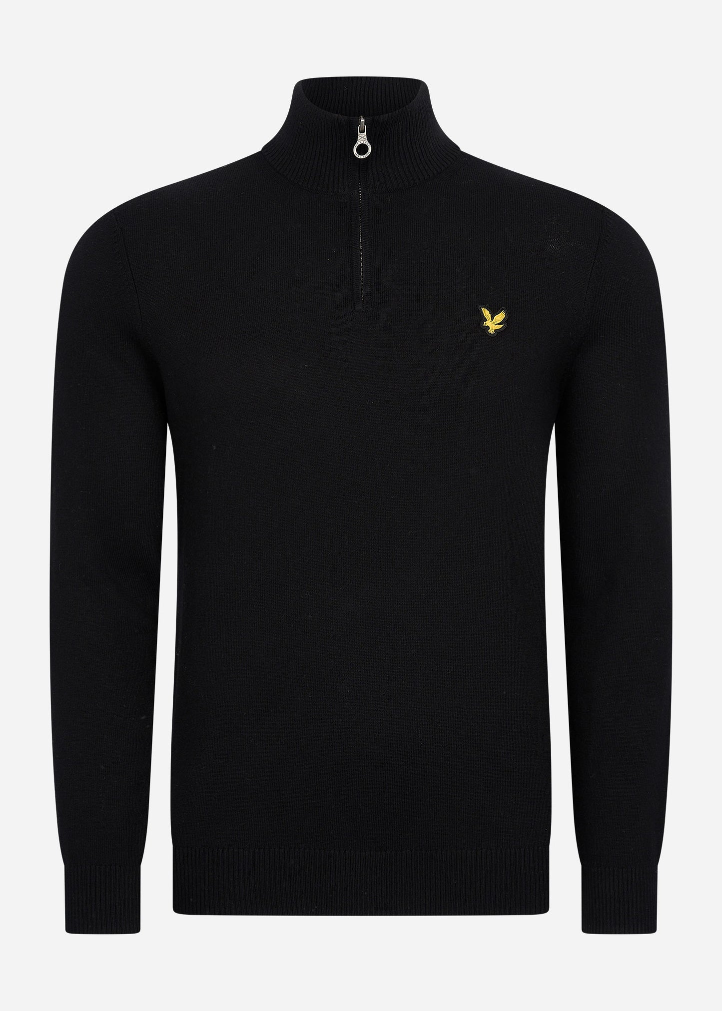 Lyle & Scott Truien 3 Pack cotton merino quarter zip jumper - jet black - argyle teal - apres navy